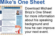 Michael Brizz One Sheet
